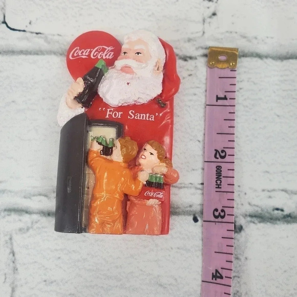 Coca Cola For Santa Coca Cola 90s Vintage Collectible Magnet 25 - Picture 7 of 7